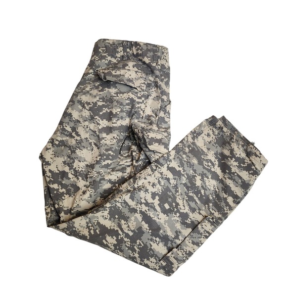 US Army Digital Camo Combat Cargo Pants Large Regular Waist 35-38 Inseam 29-32 - Picture 6 of 10
